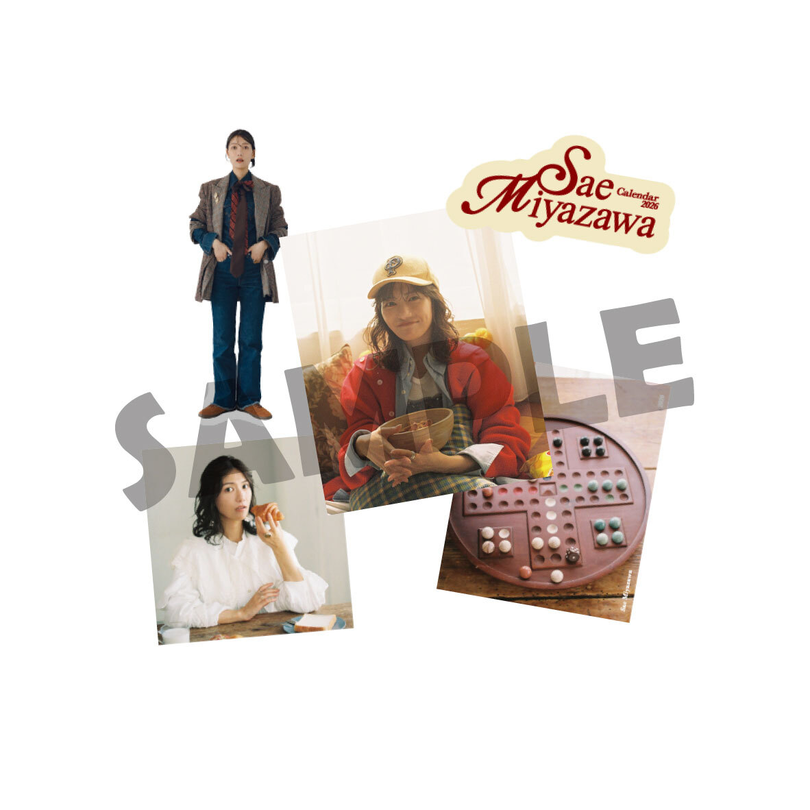 宮澤佐江 2026カレンダーグッズ＜ステッカー5種1セット＞ | 宮澤佐江