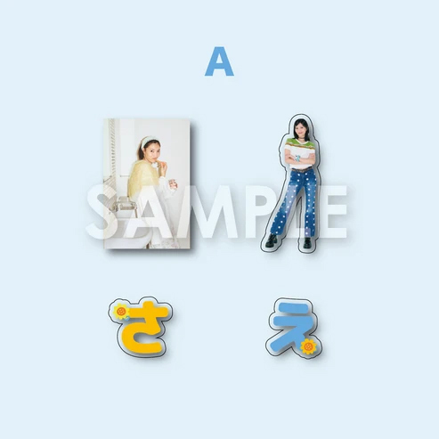 宮澤佐江 2027カレンダーグッズ<ステッカー4枚セット2種>